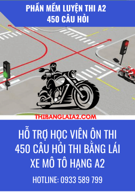 Thi Thử Bằng Lái Xe A2 450 Câu